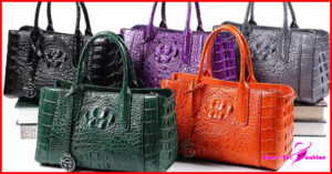 crocodile skin bag