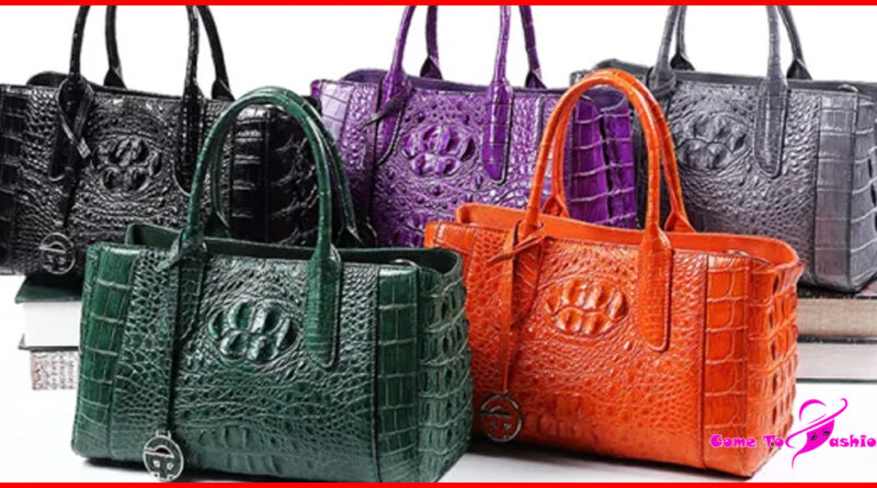 crocodile skin bag