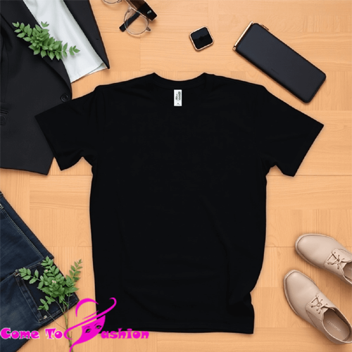 black t shirt